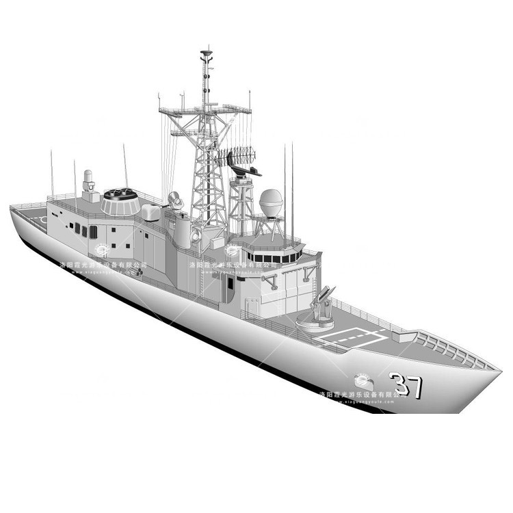 上林充气侦查船模型